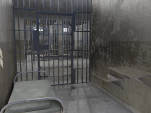 独房 - 刑務所 3Dモデル