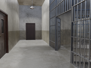 prison cells - penitentiary Model 3D