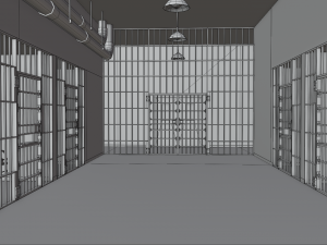 prison cells - penitentiary Model 3D
