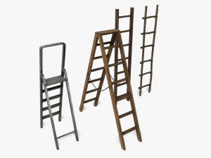 ladder collection 3D Model