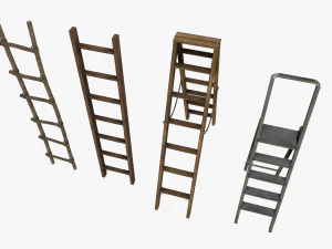 ladder collection 3D Model
