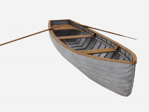 rowboat 3D Модель