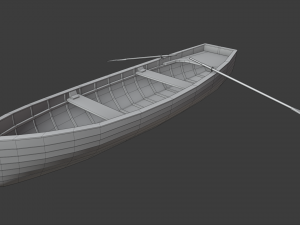rowboat 3D Модель
