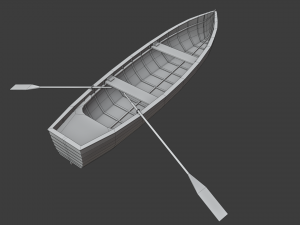 rowboat 3D Модель