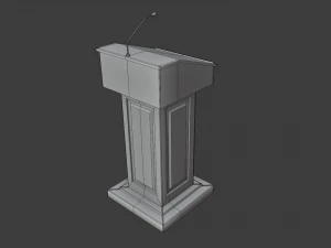 podium 3D Model