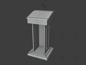 podium 3D Model