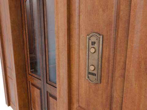 Old Elevator 3D Model