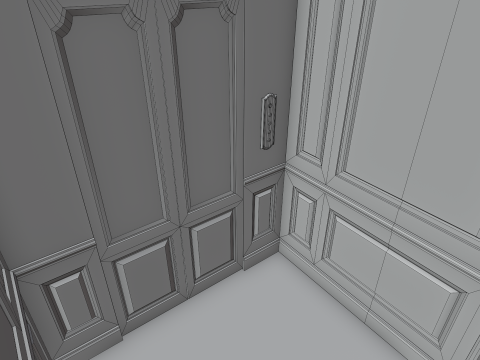 Old Elevator 3D Model