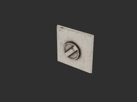 Levers buttons and switches pack 3D Model