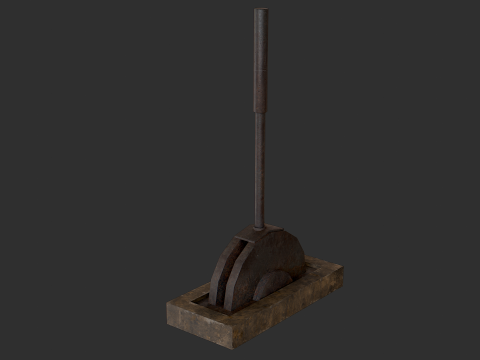 Levers buttons and switches pack 3D-Modell