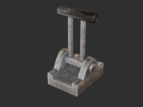 Levers buttons and switches pack 3D Model