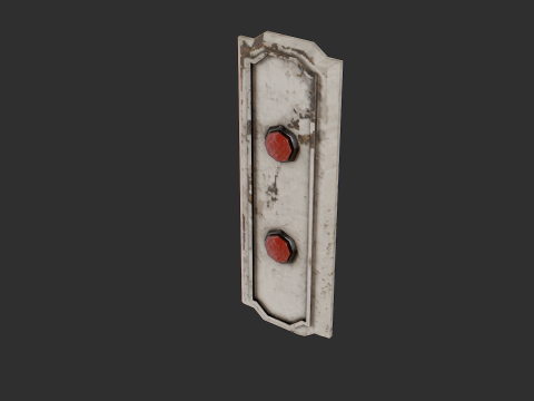 Levers buttons and switches pack 3D-Modell