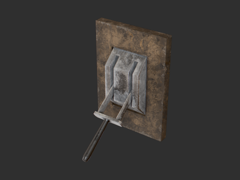 Levers buttons and switches pack 3D-Modell