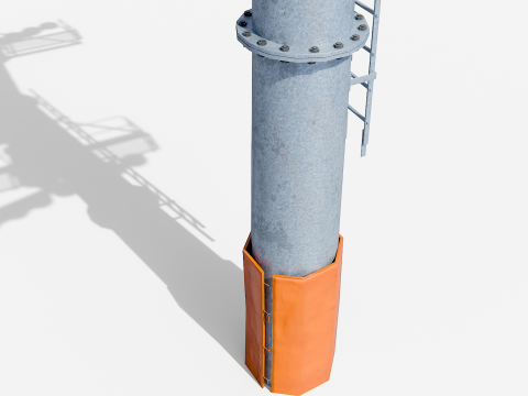 Modular Ski Lift Asset Pack 3D Model