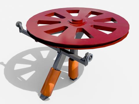 Modular Ski Lift Asset Pack 3D Model