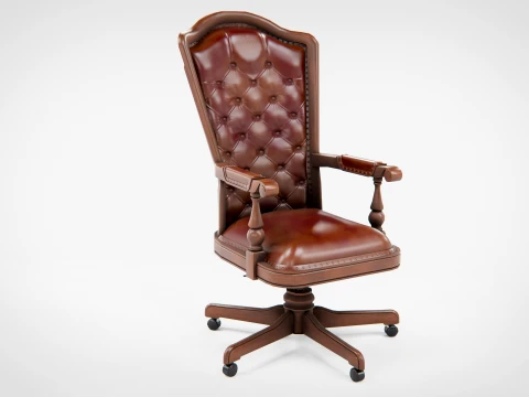 Chesterfield Executive Chair 3D Model