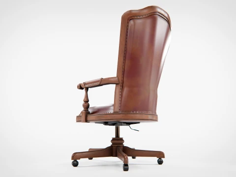 Chesterfield Executive Chair 3D Model
