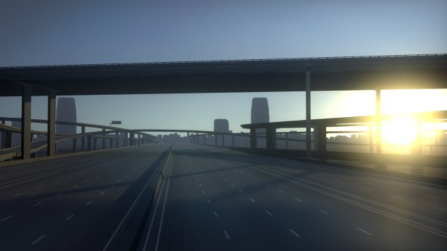 freeway05 Model 3D .c4d .max .obj .3ds .fbx .stl .blend
