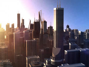 freeway01 city 3D Модель