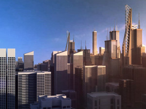 freeway01 city 3D Модель