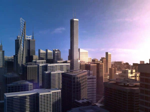 freeway01 city 3D Model