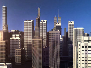 freeway01 city 3D Модель