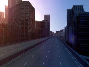 freeway01 city 3D Модель