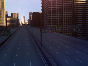 freeway01 city 3D Model