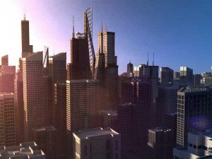 freeway01 city 3D Модель