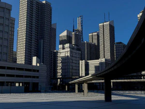 freeway01 city 3D Model