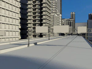 freeway01 city 3D Model