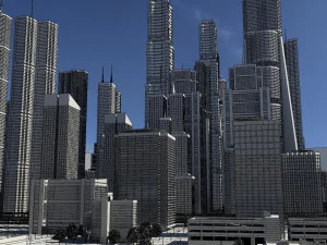 freeway01 city 3D Model