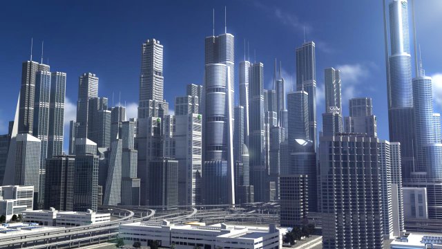 Freeway02 city 3D मॉडल .c4d .max .obj .3ds .fbx .stl .blend