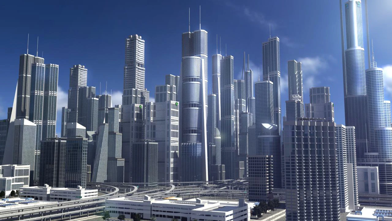 Freeway02 city 3D Model .c4d .max .obj .3ds .fbx .stl .blend