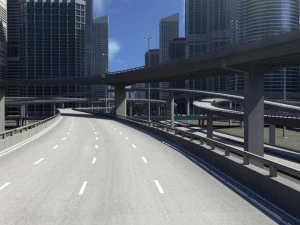 Freeway02 city 3D Model