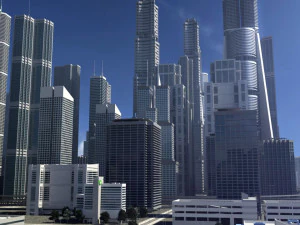 Freeway02 city 3D Model