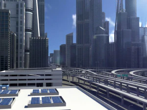 Freeway02 city 3D Model