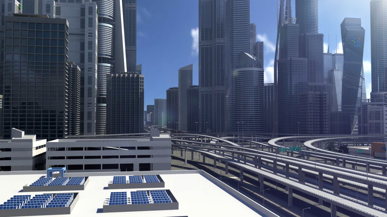 Москва сити 3д. Erected City 2.