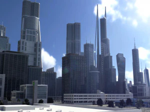 Freeway02 city 3D Model