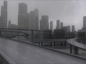 freeway03 city 3D Модель