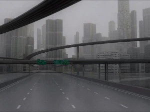 freeway03 city 3D Model
