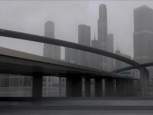freeway03 city 3D Model