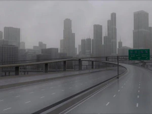 freeway03 city 3D Model