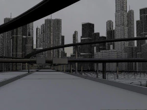 freeway03 city 3D Model