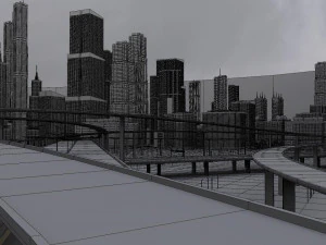 freeway03 city 3D Model