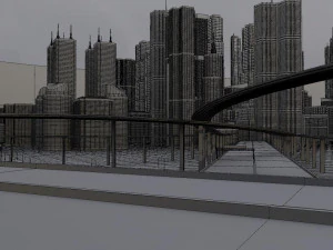 freeway03 city 3D Model