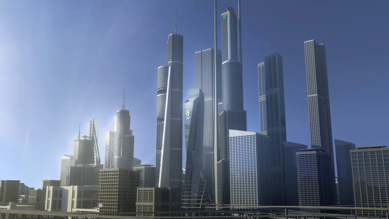 freeway04 city 3D Model .c4d .max .obj .3ds .fbx .stl .blend 