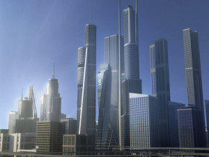 freeway04 city 3D Модель