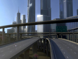 freeway04 city 3D मॉडल