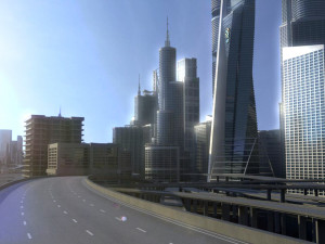 freeway04 city 3D मॉडल
